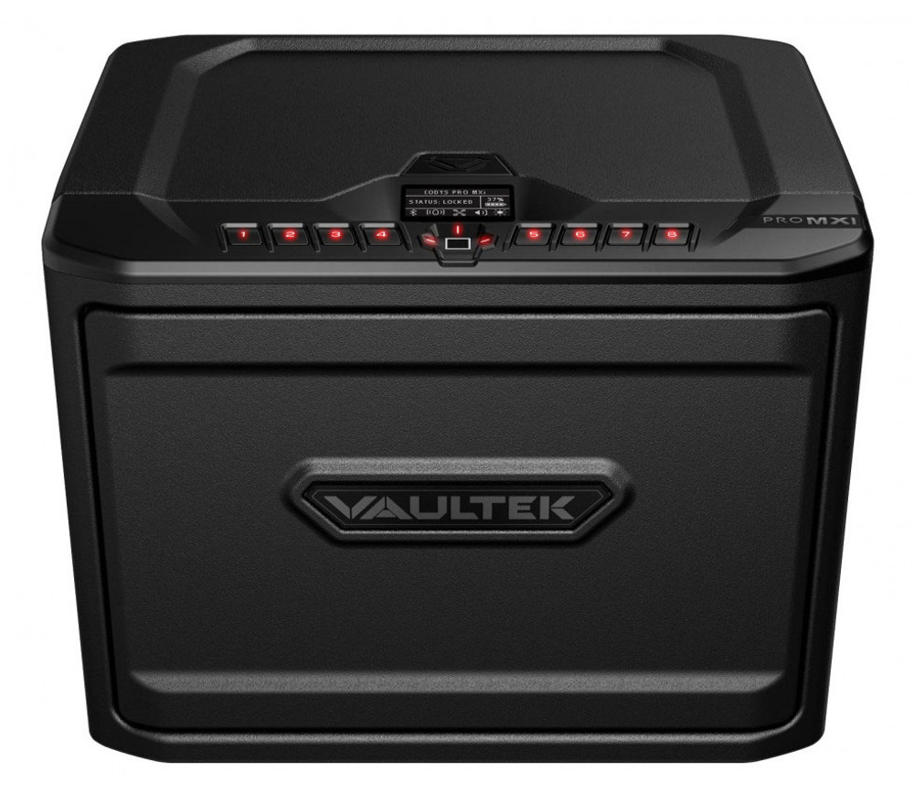 VAULTEK MXi Large Capacity Rugged Biometric Bluetooth Smart Safe - Stealth Black