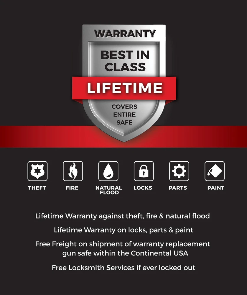 Sports Afield Preserve SA5940P 45-Minute 40 Gun Fire/Waterproof Safe
