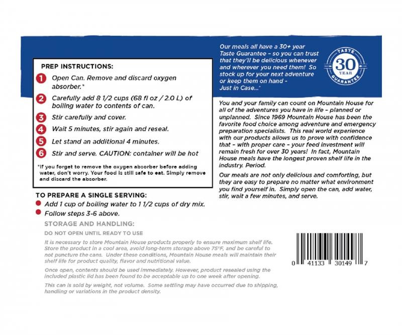 Mountain House Beef Stroganoff XL #10 Can (Case of 6)