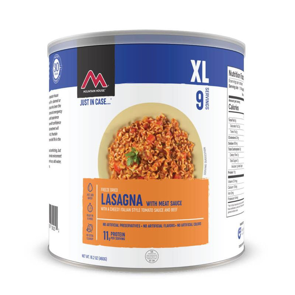 Mountain House Lasagna with Meat Sauce XL #10 Can (Case of 6)