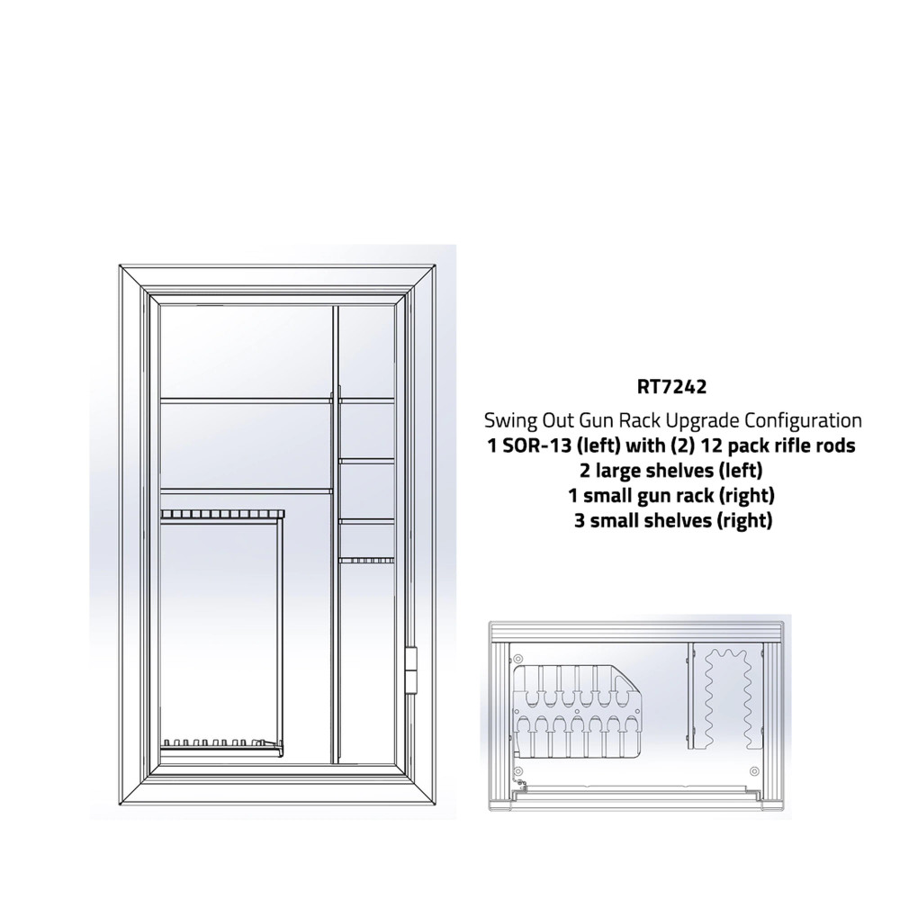 Rhino Thunderbolt RT7242X Textured Finish 160-Minute 54 Gun Fire Safe