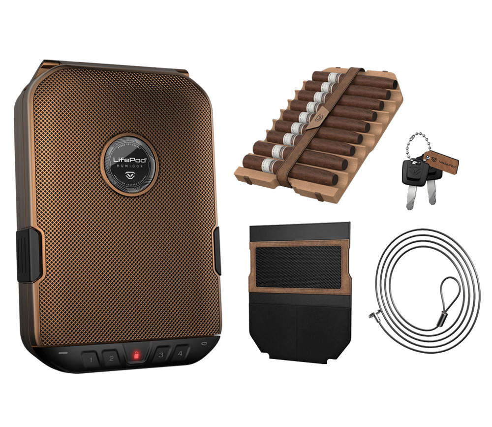 VAULTEK LifePod 2.0 Humidor Lock Box - Antique Bronze