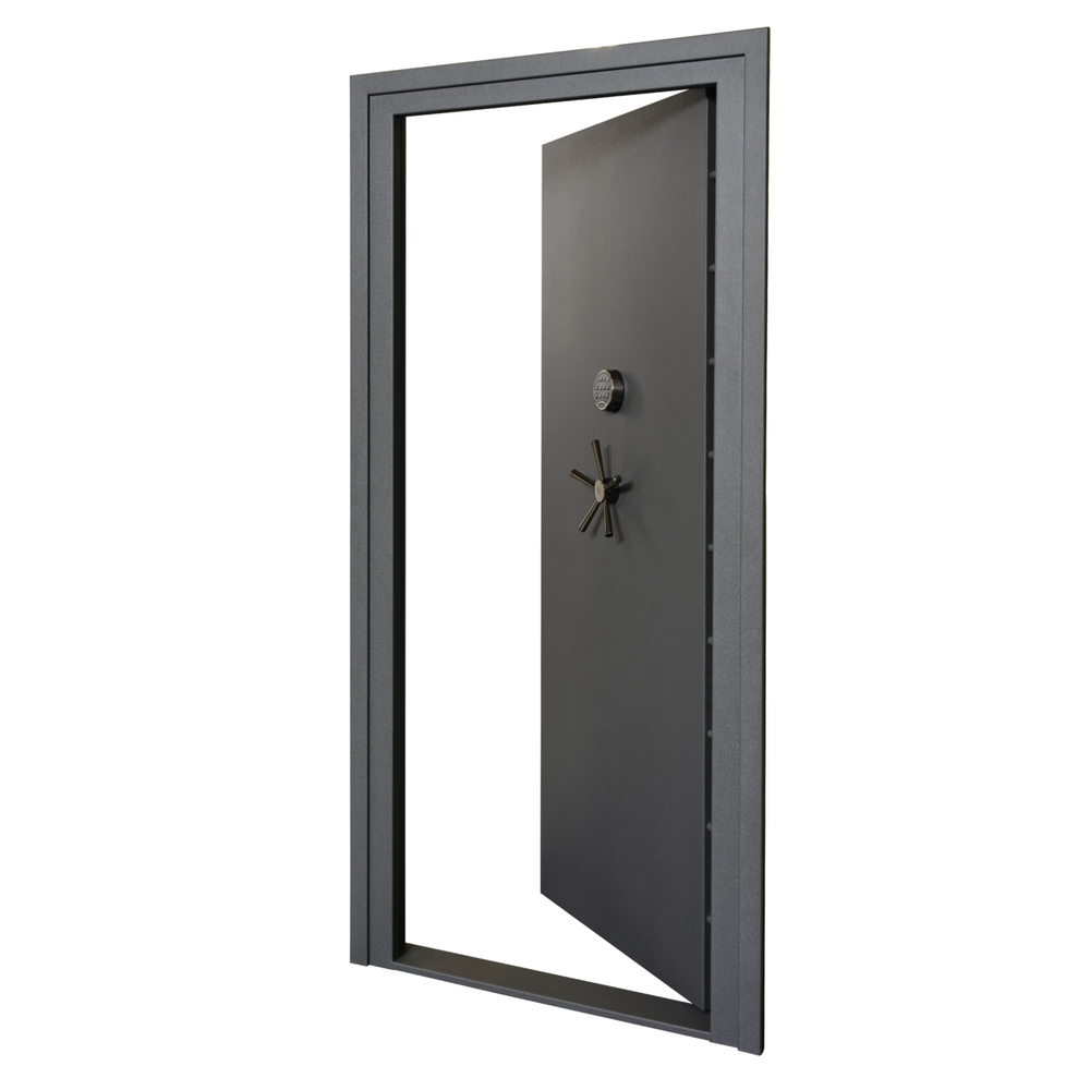 SnapSafe In-swing Premium Vault Door 36" x 80" - Dark Gray