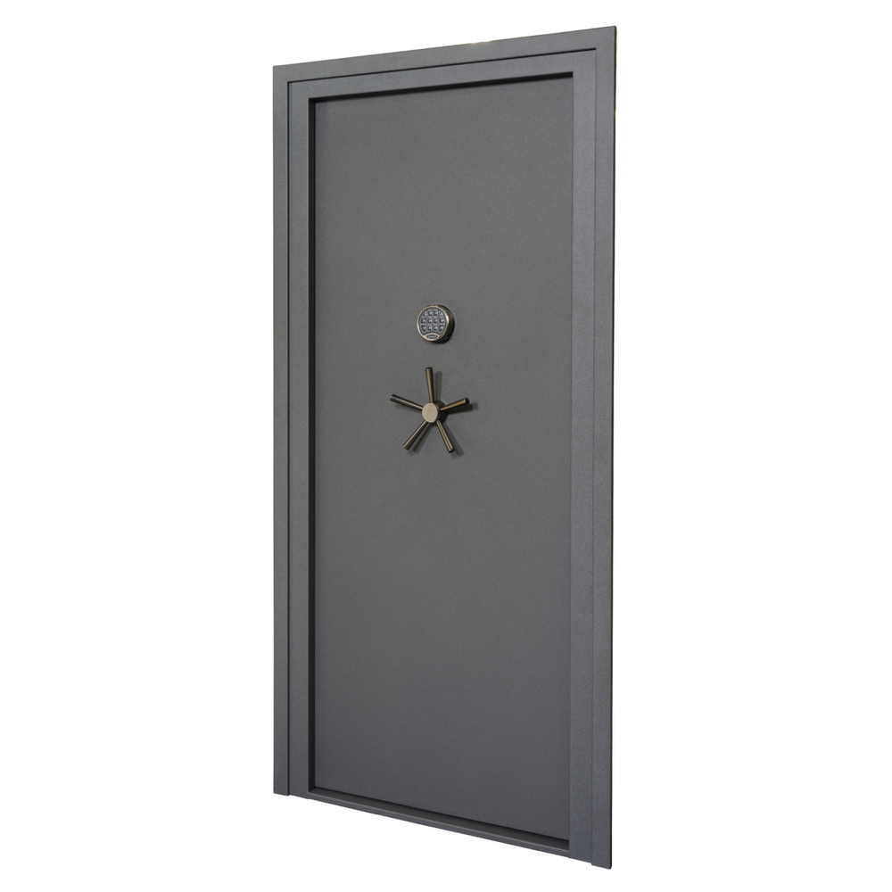 SnapSafe In-swing Premium Vault Door 36" x 80" - Dark Gray