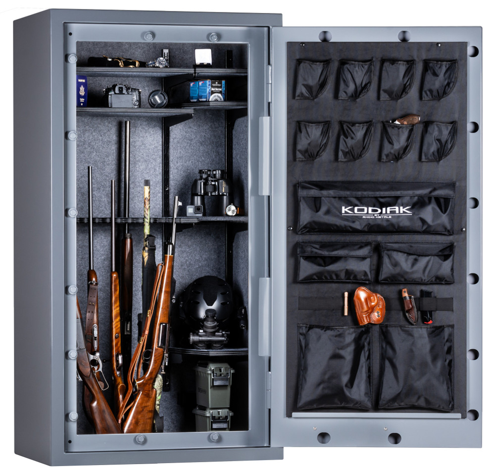Kodiak KGXR6736G 60-Minute 46 Gun Fire Safe - Gloss Gray Kodiak KGXR6736G 60-Minute 46 Gun Fire Safe - Gloss Gray