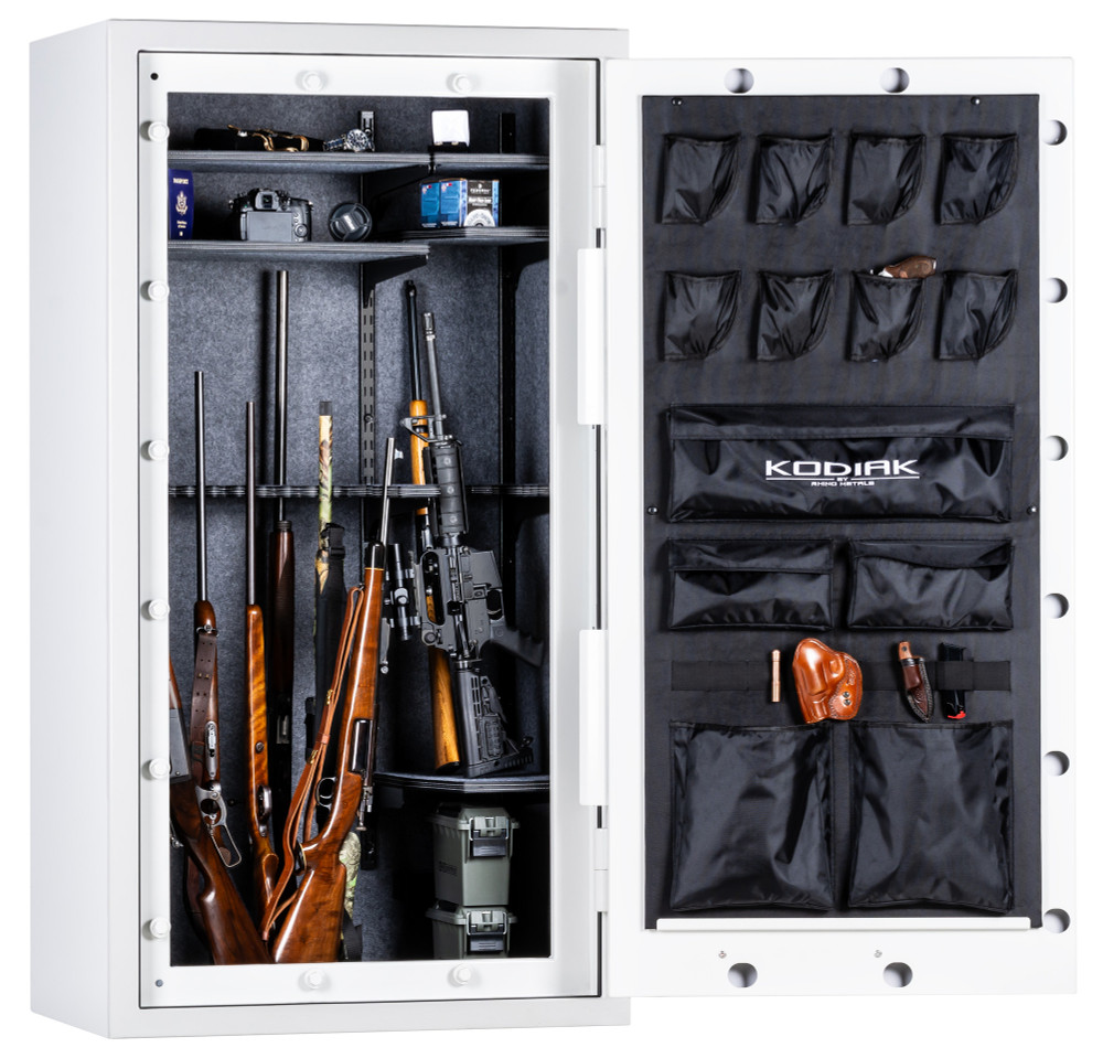 Kodiak KGXR6736W 60-Minute 46 Gun Fire Safe - Gloss White Kodiak KGXR6736W 60-Minute 46 Gun Fire Safe - Gloss White