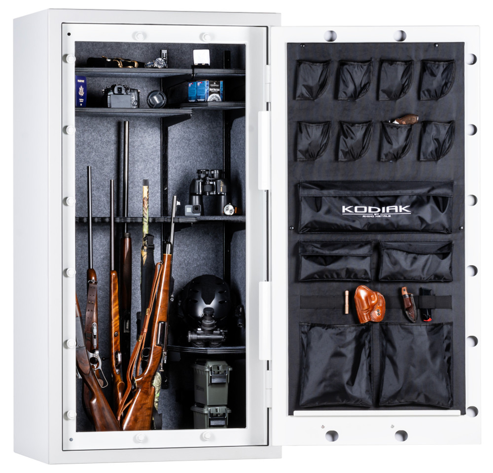 Kodiak KGXR6736W 60-Minute 46 Gun Fire Safe - Gloss White Kodiak KGXR6736W 60-Minute 46 Gun Fire Safe - Gloss White