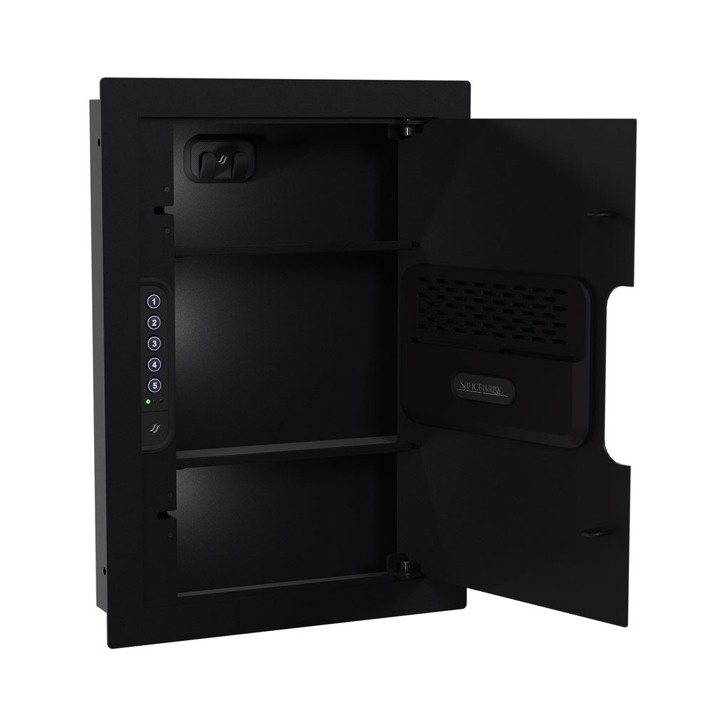 Sanctuary SA-IWV-B Home & Office In-Wall Vault - Black