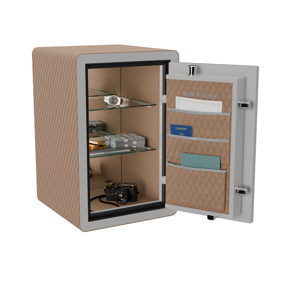 Sanctuary Select 2.6 Cu Ft Home and Office Fire/Waterproof Safe with Fabric Wrap and Electronic Lock