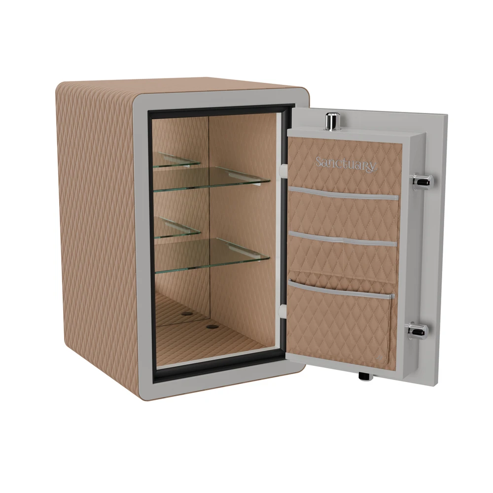 Sanctuary Select 2.6 Cu Ft Home and Office Fire/Waterproof Safe with Fabric Wrap and Electronic Lock