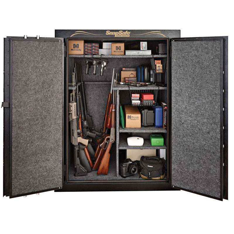 SnapSafe Super Titan XL Double Door 60Minute 36 Gun Modular Safe