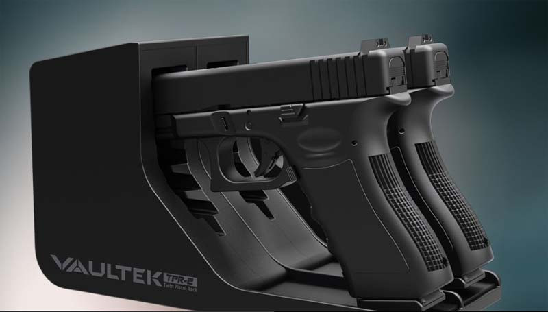 Dueltek Rack VAULTEK Universal Twin Pistol Rack