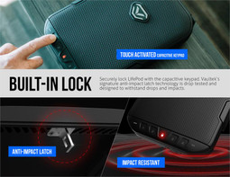 VAULTEK LifePod 10 Weather Resistant Lockable Storage Case - Black VAULTEK LifePod 10 Weather Resistant Lockable Storage Case - Black