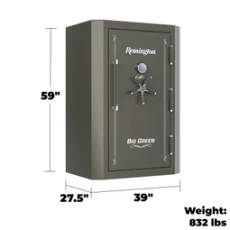 Remington Big Green SAR5944-BG 90-Minute 44 Gun Fire/Waterproof Safe