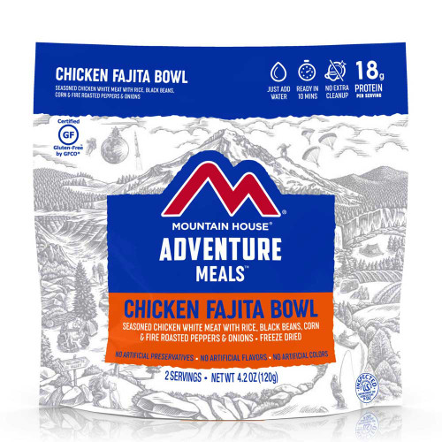 Mountain House Chicken Fajita Bowl (Case of 6 Pouches)