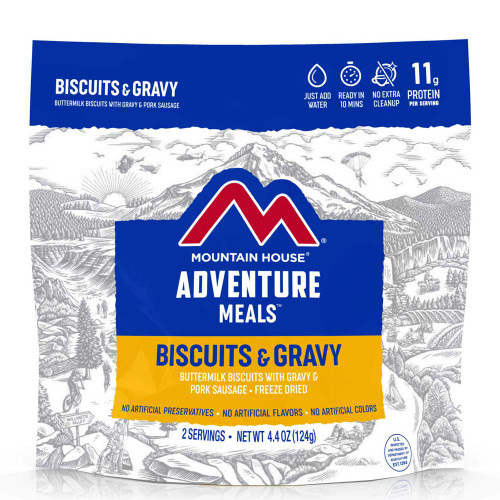 Mountain House Biscuits and Gravy (Case of 6 Pouches)