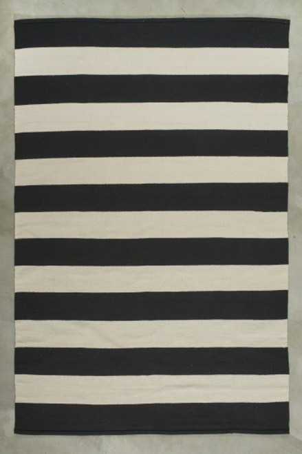 Kilim stripe black 80x150