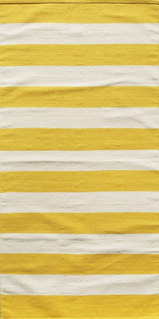 Kilim stripe yellow 80x150