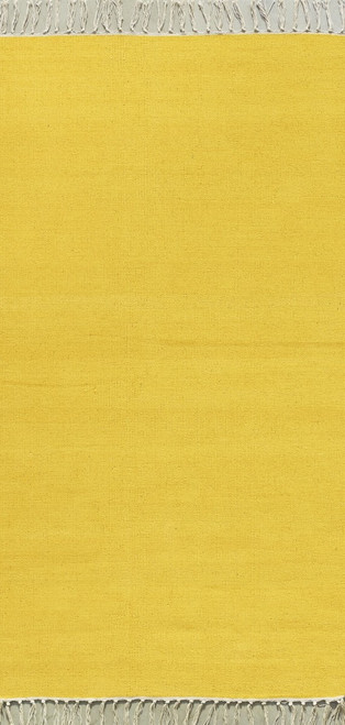 Kilim plain yellow 80x150