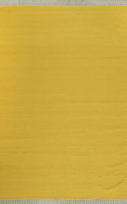 Kilim plain yellow 160x230
