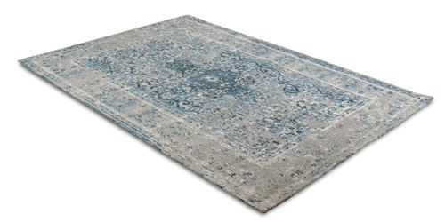 Medaillon Katoen Azuur Blauw Grijs 140x200