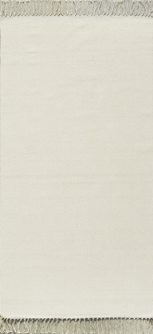 Kilim plain white 80x150