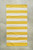 Kilim stripe yellow 200x290