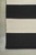 Kilim stripe black 160x230