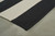 Kilim stripe black 160x230