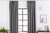 Gordijnen (250 x 150 cm) - Zilver grijs haken