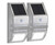 LED Solar muurlamp New York - 2 pack