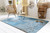 Patchwork Katoen Azuur Blauw 80x150