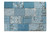 Patchwork Katoen Azuur Blauw 80x150