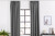 Gordijnen (300 x 250 cm) - Zilver grijs haken