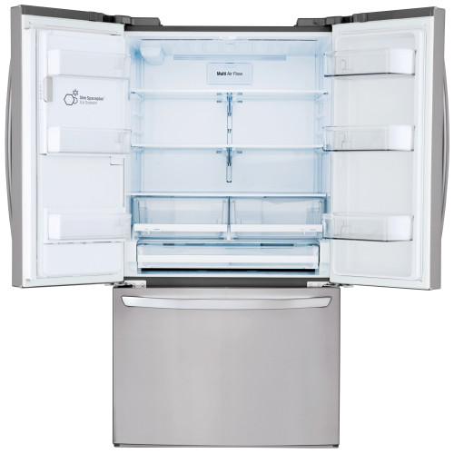 LG LRFS28XBS French Door Refrigerator, 36 inch Width, ENERGY STAR Certified, 27.7 cu. ft. Capacity, Water Dispenser (Exterior), Ice Dispenser (Thru Door), Stainless Steel colour LG LRFS28XBS French Door Refrigerator, 36 inch Width, ENERGY STAR Certified, 27.7 cu. ft. Capacity, Water Dispenser (Exterior), Ice Dispenser (Thru Door), Stainless Steel colour