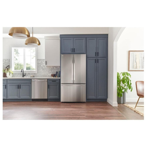 36" LG LRFLC2706S Counter Depth French Door Refrigerator,27 cu. ft. Capacity, Water Dispenser (Interior), Ice Dispenser (Freezer Located), DoorCooling+, DuraBase™ Drawer Base, LoDecibel™ Quiet , SpillProtector™ Shelves,