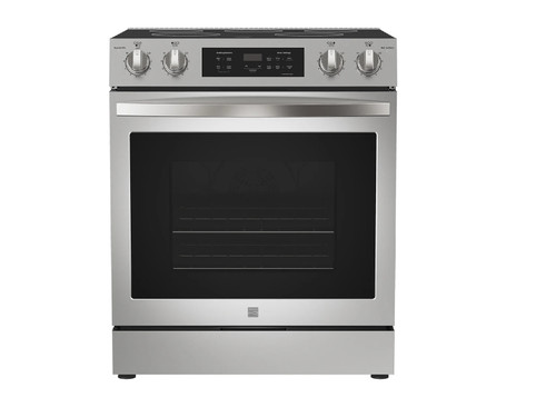 Kenmore 30 in. 5 cu ft. Stainless Steel Front Control Electric Range with Air Fry and True Convection