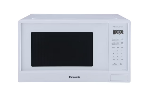 Panasonic 1.3 cu.ft. Countertop Microwave Oven with Genius Sensor in White