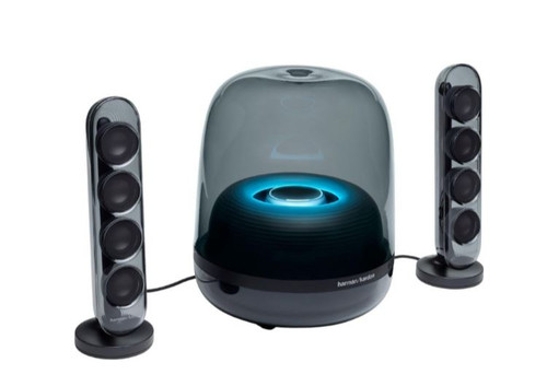Harman Kardon SoundSticks 4 Bluetooth Speaker System, Black (HKSOUNDSTICK4BLKAM)