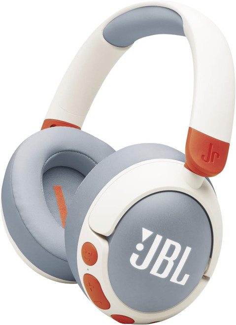 JBL Junior 470NC - Wireless Over-Ear Noise Cancelling Kids Headphones - White