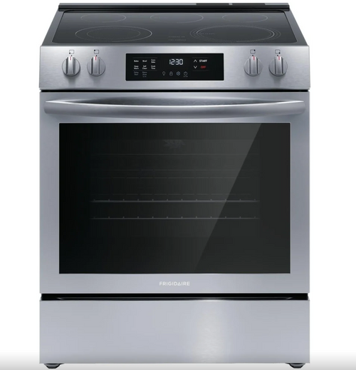 Frigidaire FCFE308CAS Electric Range, 5.3 cu. ft. Capacity, 30 inch Exterior Width, Convection, 5 Burners