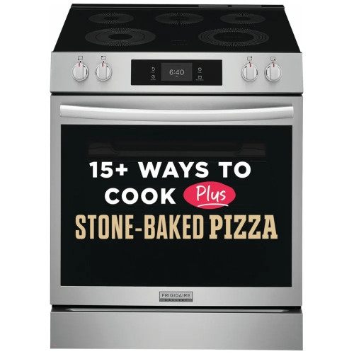 Frigidaire Gallery GCFE307CBF Electric Range, 6.2 cu.ft Capacity, 30 inch Exterior