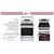 LG LREL6325F Electric Range, 6.3 cu. ft. Capacity, 30 inch Exterior Width, True Convection, 5 Burners, Storage Drawer, Air Fry, Self Clean, 3,200 Watts Highest Burner Element, Stainless Steel colour Air Fry, True European Convection