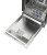Midea 24" Front-Control Dishwasher with Interior Light - MDF24P1BWW