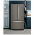 GE GNE27JMMES French Door Refrigerator, 36 inch Width, ENERGY STAR Certified, 26.7 cu. ft. Capacity, Water Dispenser (Interior), Ice Dispenser (Freezer Located), Slate colour