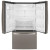GE GNE27JMMES French Door Refrigerator, 36 inch Width, ENERGY STAR Certified, 26.7 cu. ft. Capacity, Water Dispenser (Interior), Ice Dispenser (Freezer Located), Slate colour