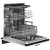 Frigidaire FDSR4501AP Dishwasher, 24 inch Exterior Width, 49 dB Decibel Level, Fully Integrated, Stainless Steel (Interior), Custom Panel Ready, 5 Wash Cycles, 14 Capacity (Place Settings), Hard Food Disposal, Panel Ready