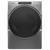 Whirlpool YWED6620HC Electric Dryer, 27 inch Width, Electric, 7.4 cu. ft. Capacity, Steam Clean, 5 Temperature Settings, Stackable, Steel Drum, Chrome Shadow colour