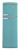 24" Unique Classic Retro 11 Cu Ft. Top Freezer Refrigerator – Ocean Mist Turquoise - UNQ-310L T TM