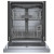 24" Bosch 100 Series SHE5AE75N Dishwasher, 46 dB Decibel Level, Full Console, Stainless Interior, 8 Wash Cycles, 15 Capacity (Place Settings), 3 Loading Racks, Wifi Enabled